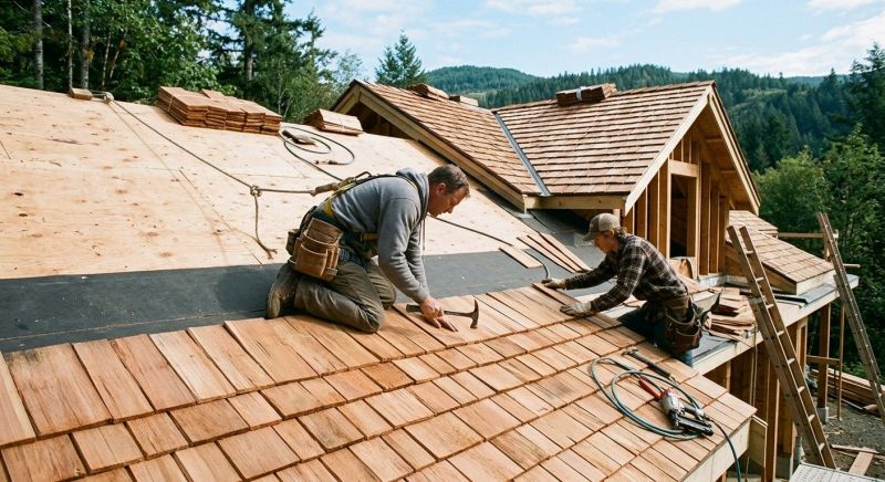 Cedar Roof Installation in Cripple Creek, CO