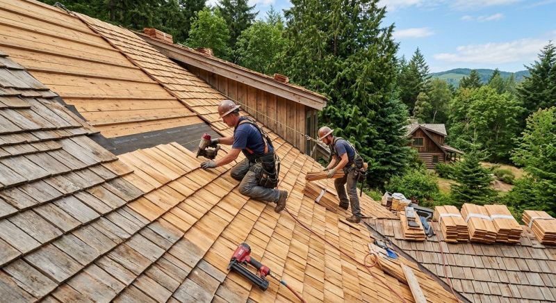 Cedar Roof Installation in Monument, CO