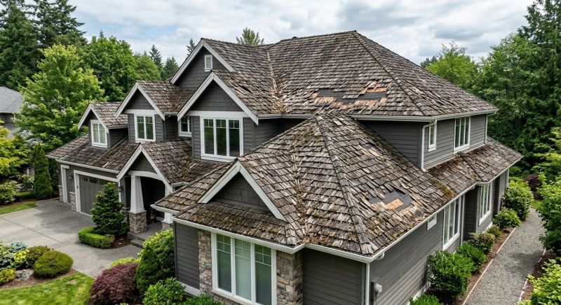Cedar Roof Replacement in Larkspur, CO