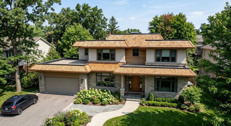 Cedar Shake Roof Construction in Colorado Springs, CO