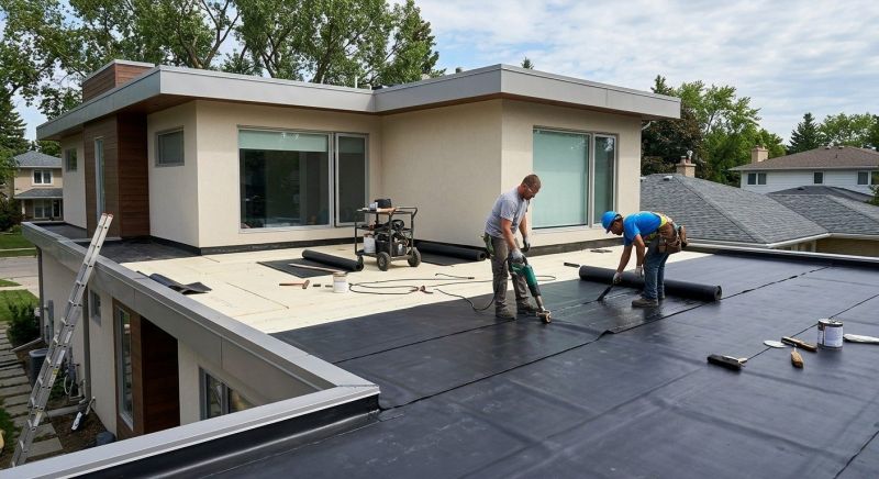 Flat Roof Installation in Larkspur, CO