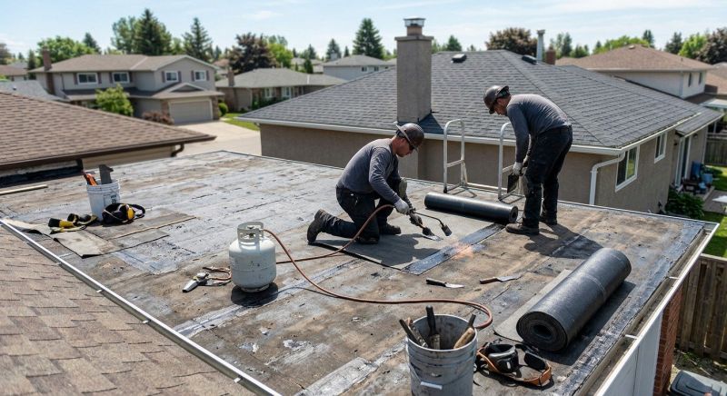 Flat Roof Repair in Larkspur, CO