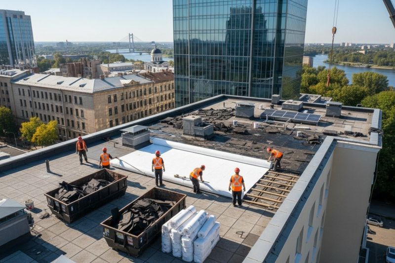 Flat Roof Replacement in Monument, CO