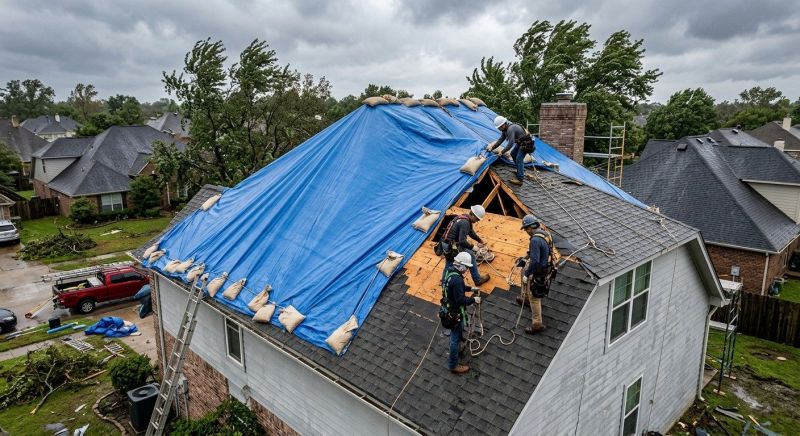 Roof Damage Restoration in Peyton, CO