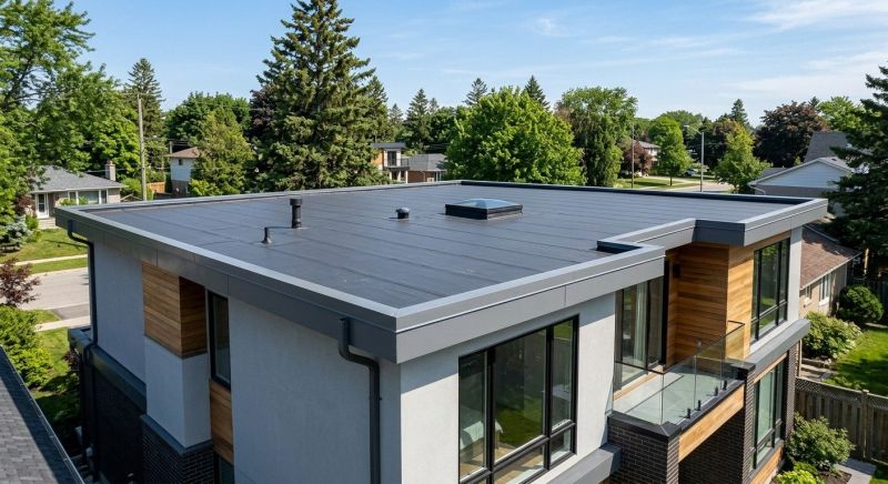 Single Ply Roof Installation in Woodland Park, CO