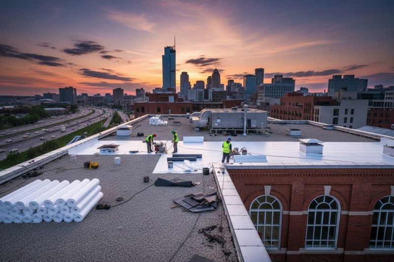 Single Ply Roof Replacement in Larkspur, CO