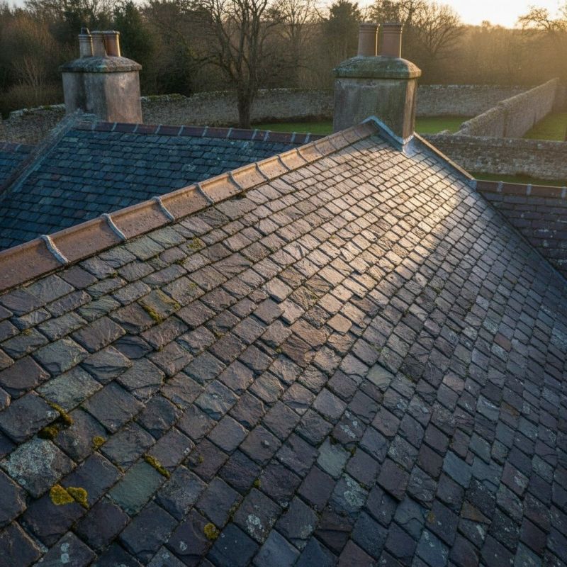 Slate Roof Replacement in Larkspur, CO