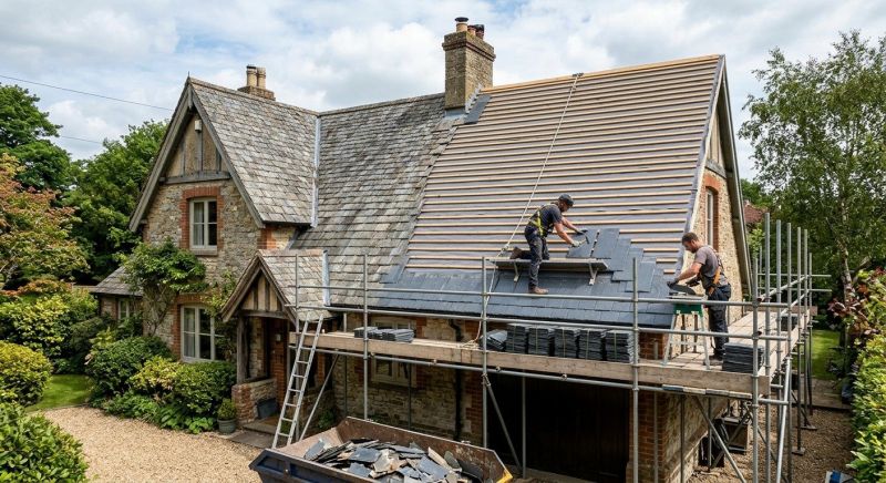 Slate Roof Replacement in Monument, CO