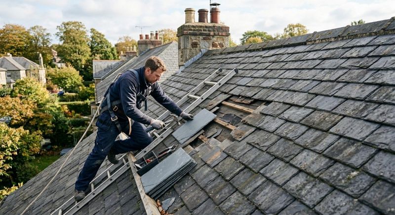 Slate Shingles Repair in El Paso County, CO