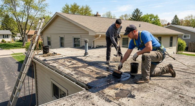 Tar And Gravel Roof Repair in Larkspur, CO