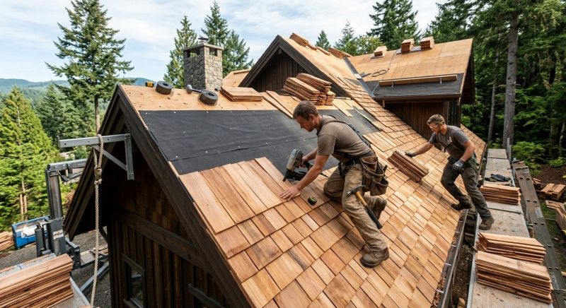Wood Roofing Installation in Cripple Creek, CO