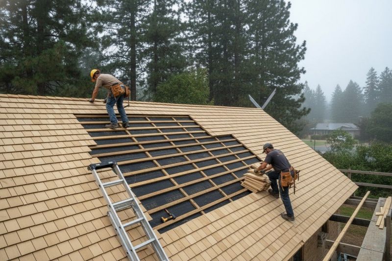 Wood Shingles Repair in El Paso County, CO