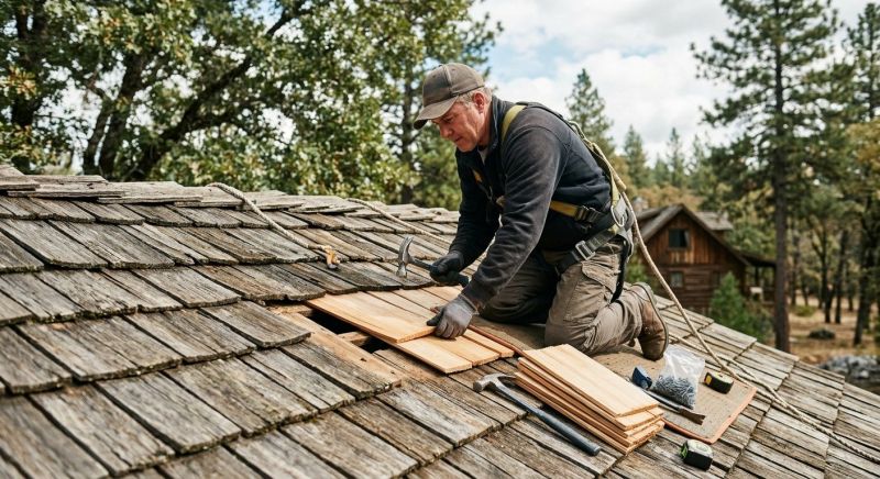 Wood Shingles Repair in Larkspur, CO
